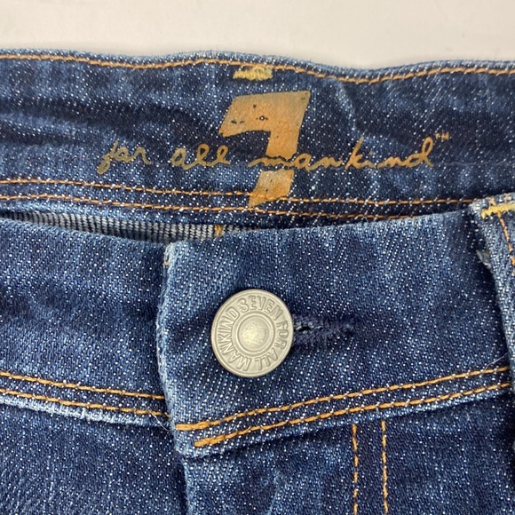 7 for all mankind Women’s Cropped Straight Leg Jeans - Picture 4 of 9
